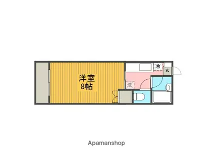 IJハウス観音(1K/1階)の間取り写真