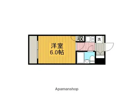 ホーユウコンフォルト相模原Ⅱ(ワンルーム/4階)の間取り写真