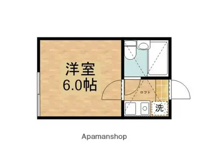 インベストメント宮下本町2(1K/2階)の間取り写真