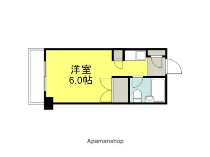 アドラシオン橋本(ワンルーム/7階)の間取り写真