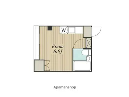 ルシエ町田Ⅱ(ワンルーム/3階)の間取り写真