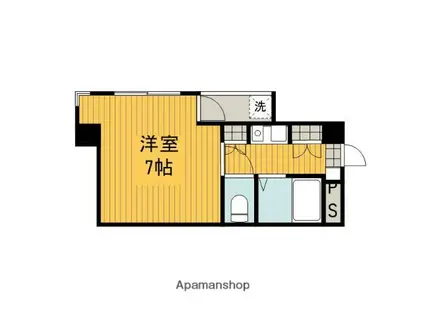アドバンスフジ(1K/2階)の間取り写真