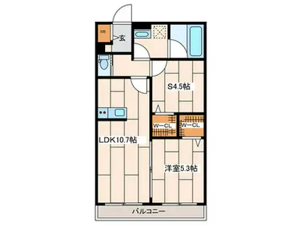大和市中央5丁目計画(1SLDK/2階)の間取り写真