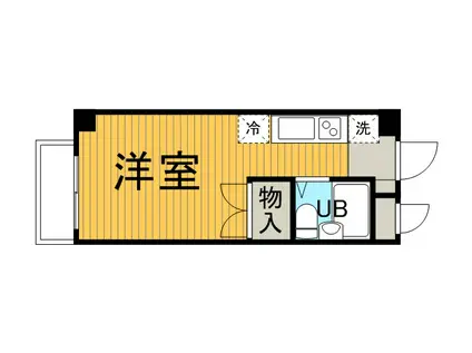 日野屋第一ビル(ワンルーム/4階)の間取り写真