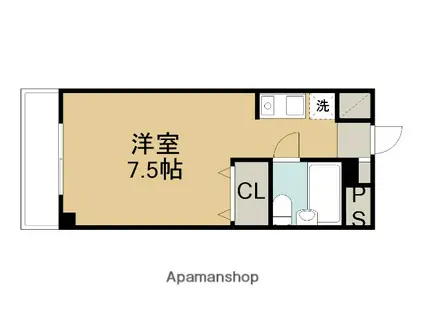 メゾン・ド・別所(ワンルーム/1階)の間取り写真