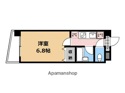 SONNETすみれ(1K/1階)の間取り写真