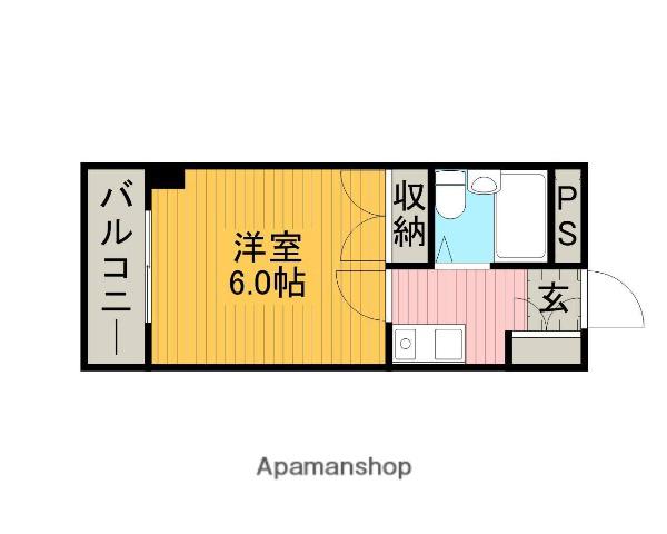 ダイホープラザ橋本2(1K/5階)の間取り写真