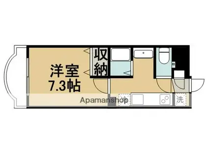 相模線 南橋本駅 徒歩11分 3階建 築21年(1K/2階)の間取り写真