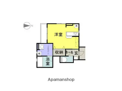 コレット ルーチェ(1K/2階)の間取り写真