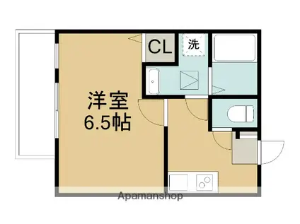 PRIMO橋本(1K/3階)の間取り写真