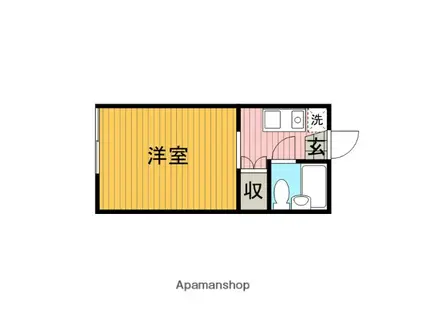 メゾン町田(1K/2階)の間取り写真