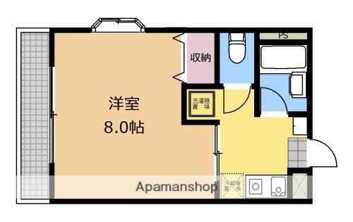 ドリームハイム(1K/3階)の間取り写真