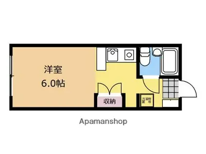 プチメゾンノル(ワンルーム/1階)の間取り写真