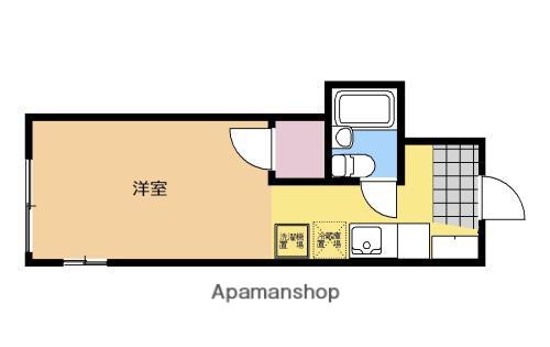 パークヒルズ相模(ワンルーム/1階)の間取り写真
