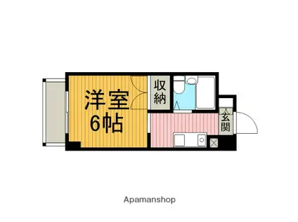 アリビオ南橋本(1K/2階)の間取り写真