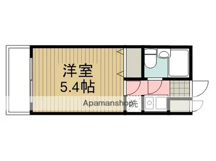 ダイアパレスつきみ野壱番館(1K/3階)の間取り写真