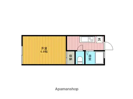 サニーハウス(1K/2階)の間取り写真