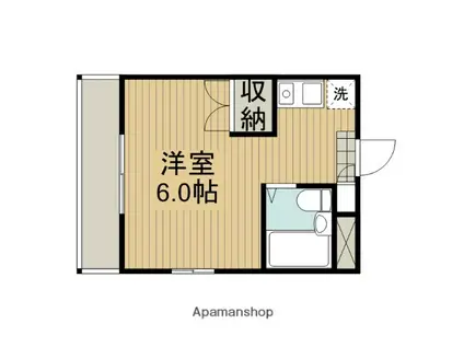 さがみ野MTMマンション(ワンルーム/1階)の間取り写真