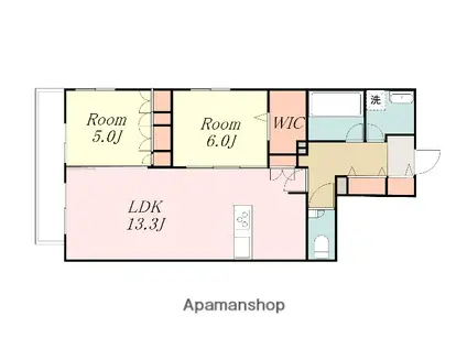 SETORA ART(2LDK/2階)の間取り写真
