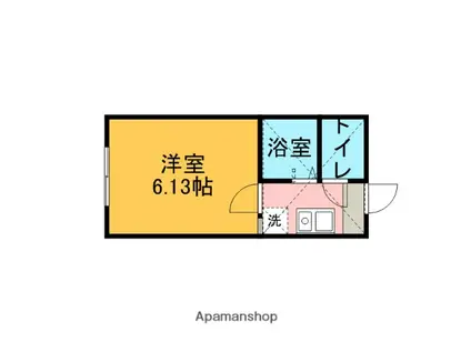 プレシャス相模原(1K/1階)の間取り写真