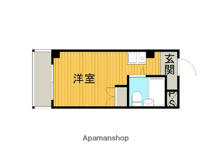 信陽堂ビル(ワンルーム/2階)の間取り写真