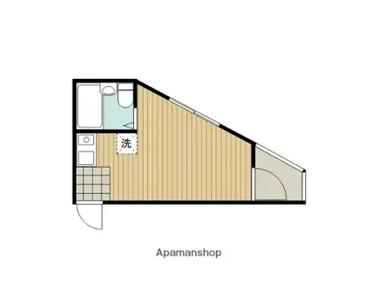 セザール淵野辺(ワンルーム/3階)の間取り写真