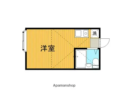 メゾンM&Y(ワンルーム/1階)の間取り写真