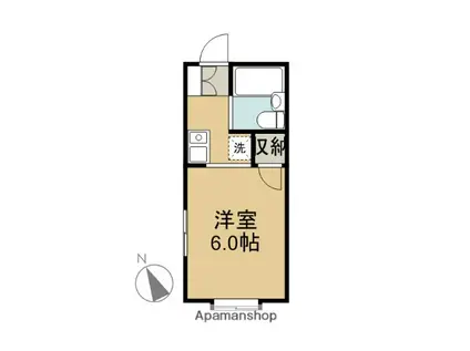 ラ・メゾンK(1K/1階)の間取り写真