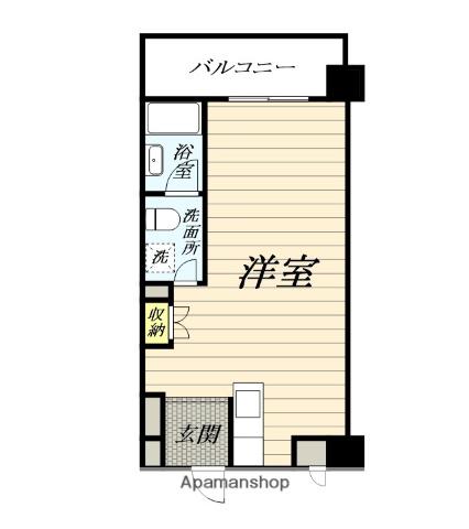 横須賀ハイム(1K/7階)の間取り写真