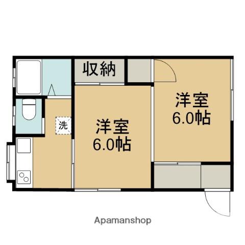 グリーンヒルズ池上(2K/1階)の間取り写真