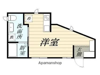 アンドハウス(ワンルーム/1階)の間取り写真