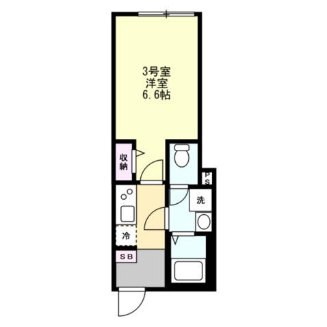 久比里アパート(1K/1階)の間取り写真