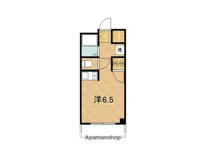 リバーストーンマンション(ワンルーム/2階)の間取り写真