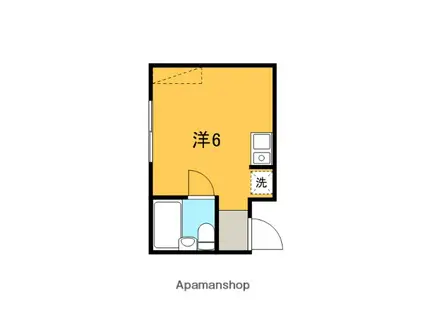 シティメゾン多摩川(ワンルーム/1階)の間取り写真