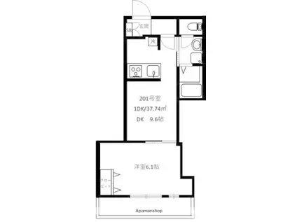 無添加TSUNAGU(1LDK/1階)の間取り写真