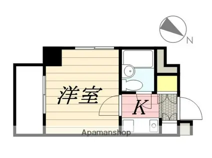 クリオ横浜平沼壱番館(1K/2階)の間取り写真