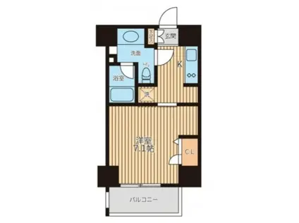 レジディア新横浜(1K/8階)の間取り写真