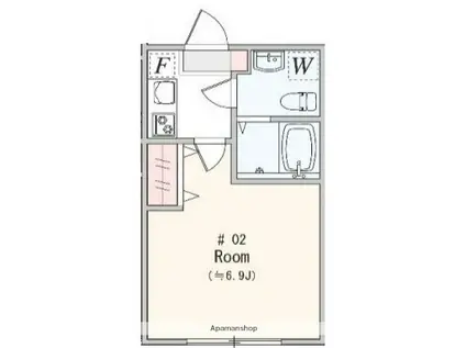 アザーレ・レーヴ淵野辺(1K/3階)の間取り写真