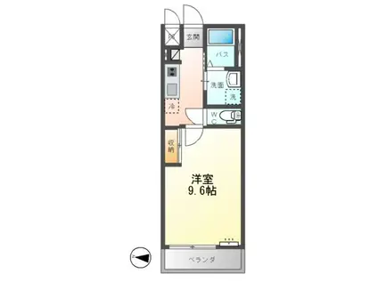小田原市扇町アパート工事(1K/2階)の間取り写真