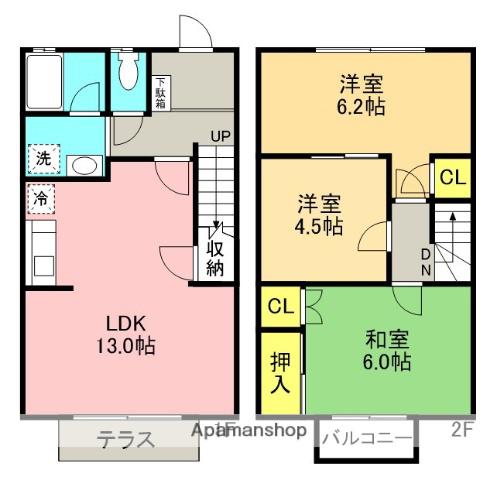 グラン フォレ(3LDK)の間取り写真