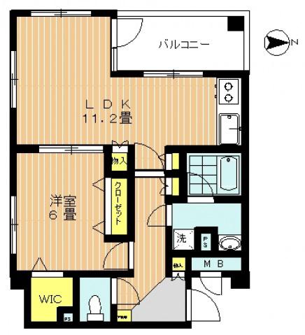 セントアラベラ(1LDK/2階)の間取り写真