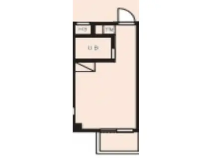 仲町台フェニックスコート(ワンルーム/4階)の間取り写真