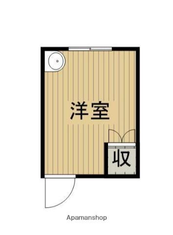 ルミネス(ワンルーム/2階)の間取り写真