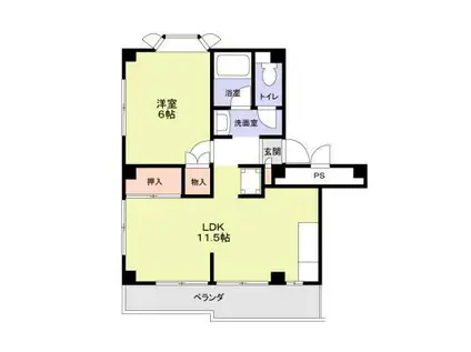 シェモア87(1LDK/3階)の間取り写真