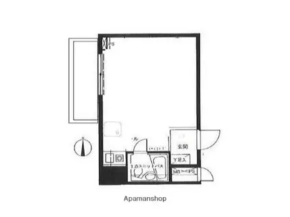 ライオンズプラザ南太田(ワンルーム/6階)の間取り写真