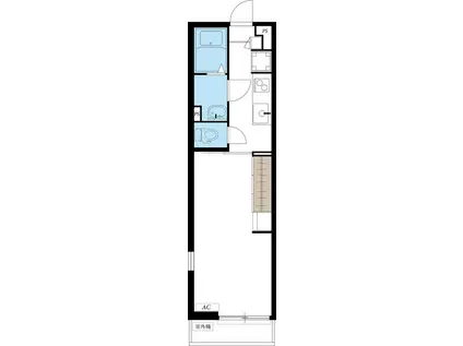 リブリ ISHIWATA(1K/2階)の間取り写真