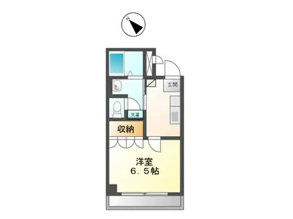 REY・DREAMS(1K/1階)の間取り写真