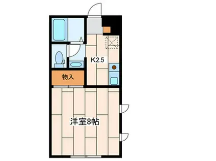 CASA DE LA COSTA(1K/1階)の間取り写真