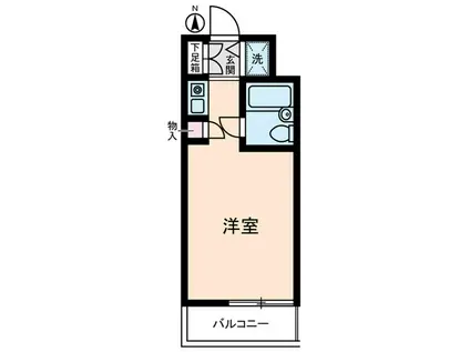 ダイホープラザ鶴見(1K/3階)の間取り写真