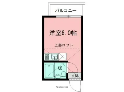 オリーブ弘明寺(ワンルーム/2階)の間取り写真